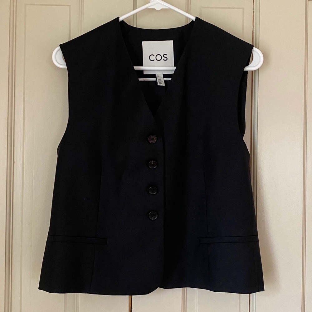 COS Black Vest